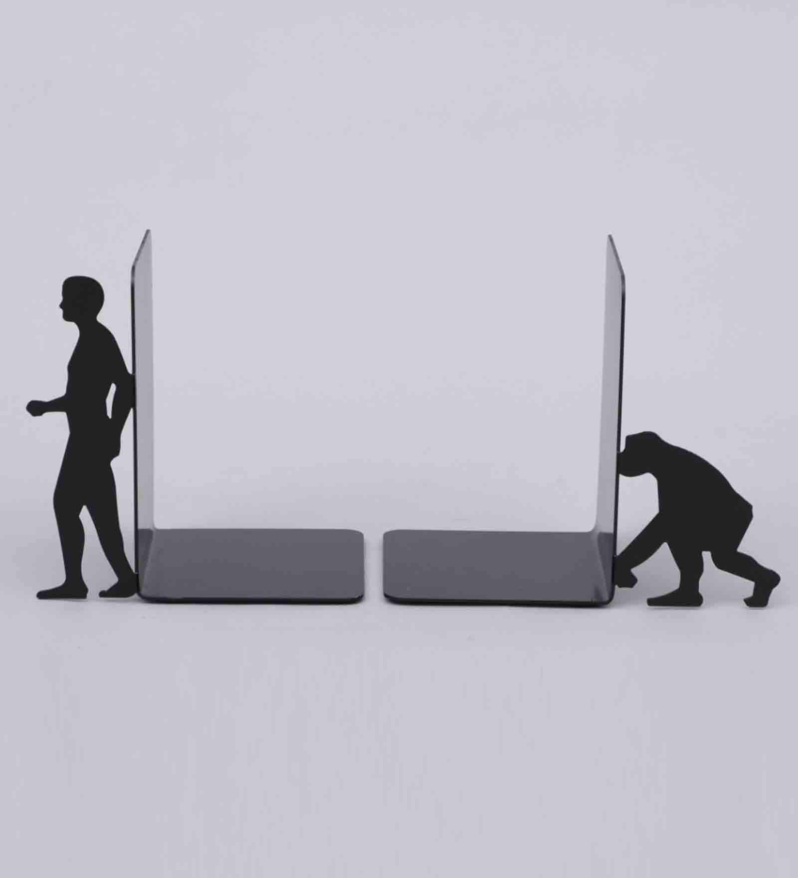 Evolution Black Iron Bookend